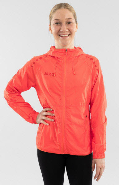 Jako Lightweightjacke Flow Damen Windjacke Rot 18190₽