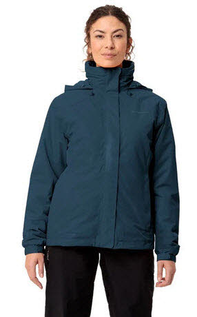 Теплая велосипедная куртка Vaude Escape от Damen Regenjacke Blau 37690₽