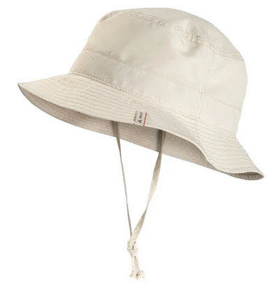 Модная панама унисекс Fischerhut бежевого цвета 8590₽