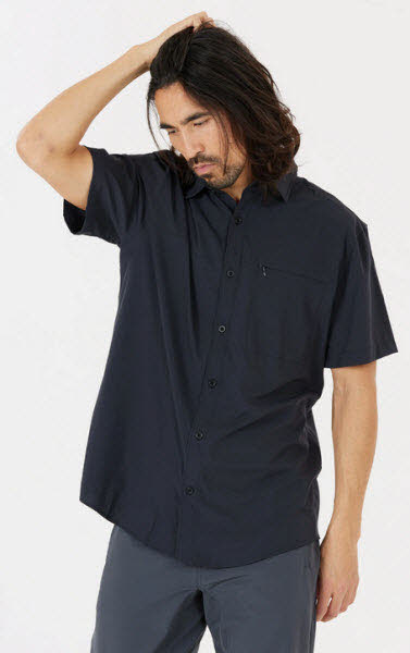 Функциональная рубашка Whistler Jeromy M от Herren Hemd kurzarm Schwarz