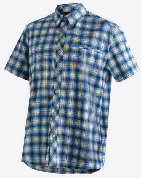 Спортивные штаны Maier SS M Herren Trekking Hemd Blau 15890₽