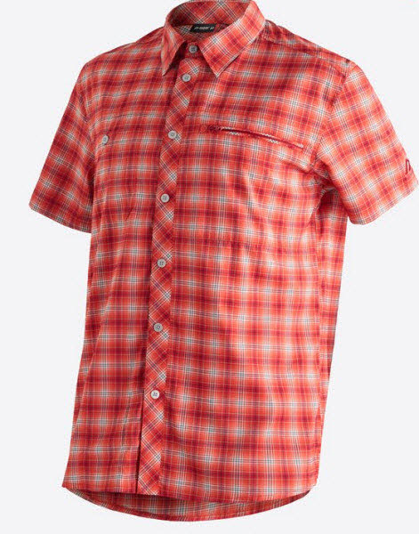 Maier Sports Kasen SS M Herren Trekking Hemd Rot 15890₽