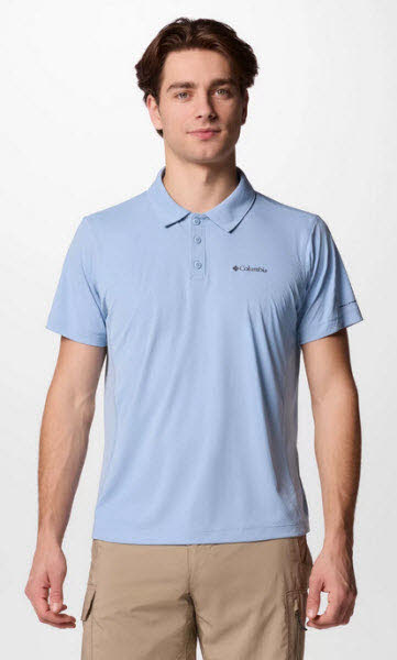 Легкая рубашка-поло Columbia Zero Rules Herren Blau 11790₽