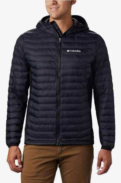 Куртка с капюшоном Columbia Powder Pass Herren Kapuzenjacke Schwarz
