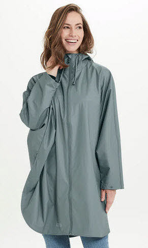 прогноз погоды Flame W PU Rain Poncho W-PRO 5000 в Дамене, Регеньякке-Грюн