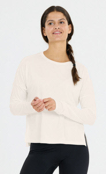 Athlecia Pacy W L/S Tee Damen Shirt langarm Weiß