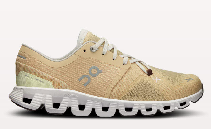 На ОБЛАКЕ X 3 Damen Laufschuh Бежевый 36090₽