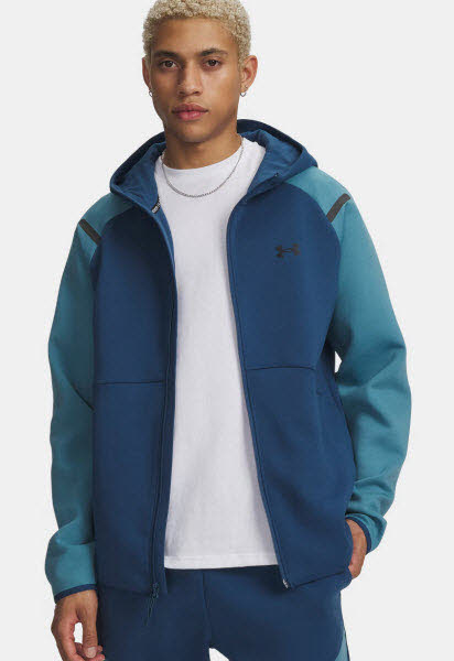 Under Armour UA Unstoppable Flc FZ HD Herren Kapuzenjacke