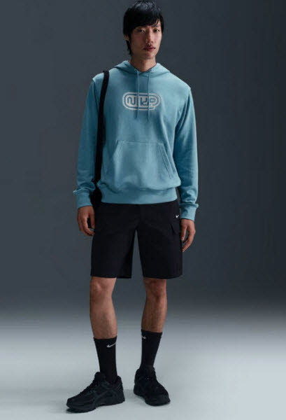 Nike CLUB FrenchTerry HOODIE FONT GX Herren Kapuzenshirt Bild 4
