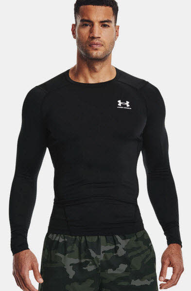 UA HeatGear Armour Comp LS Herren Langarmshirt