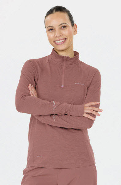 Endurance Canna V2.0 W Melange Midlayer Damen Funktionsshirt