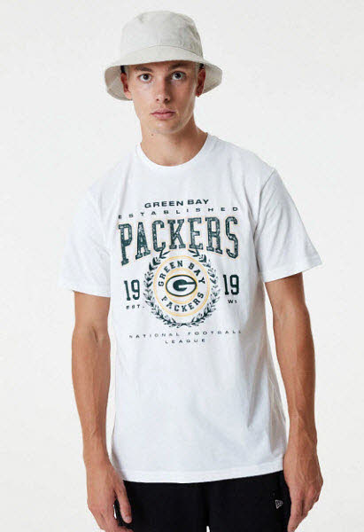 New Era Graphic Tee Green Bax Packers Herren T-Shirt