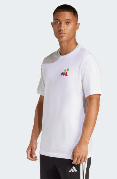Adidas MINI EMBROIDERY SURFING GRAPHIC Herren T-Shirt