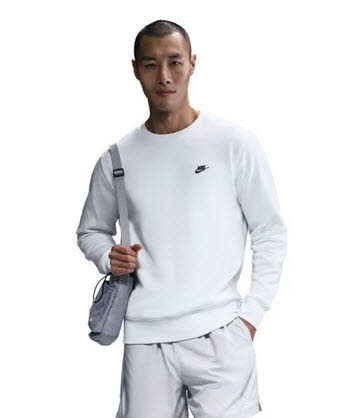 Nike M NK CLUB BB CREW Herren Sweatshirt