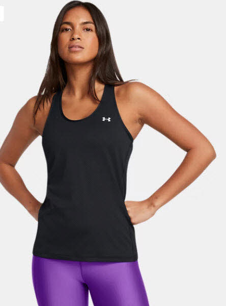 Under Armour Tech Mesh Racer Tank-BLK Damen Tanktop Bild 1