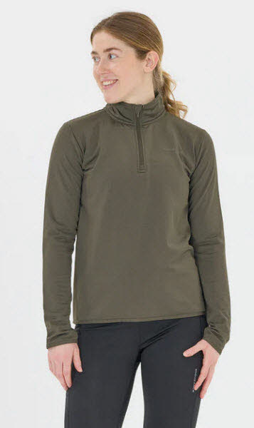 Endurance Vironic Waffle Melange Loose Fit Midlaye Damen Shirt langarm