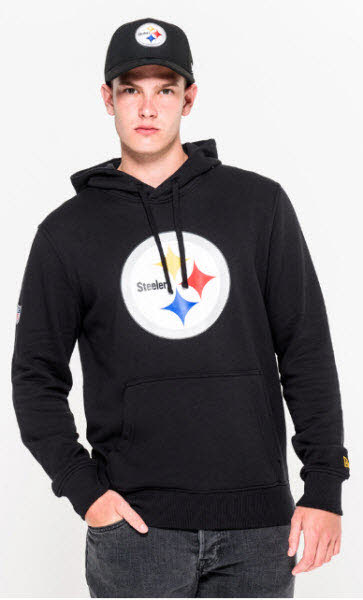 New Era Team Logo PO Hoody Pittsburgh Steelers Herren Kapuzenpullover