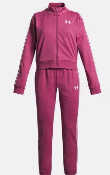 Under Armour UA Icon Knit Crop Tracksuit Kids Trainingsanzug