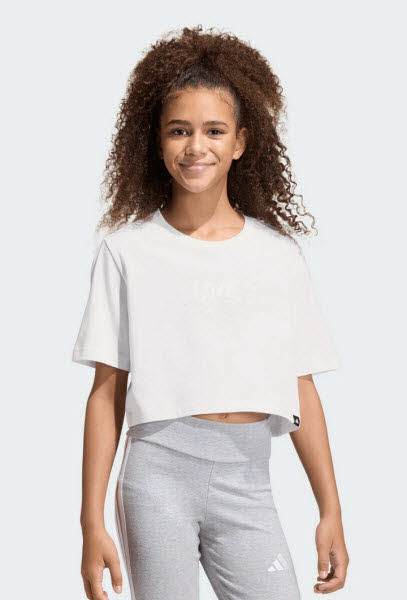Adidas EVERYDAY GLAM CROPPED GRAPHIC T-SHIRT Kids Shirt