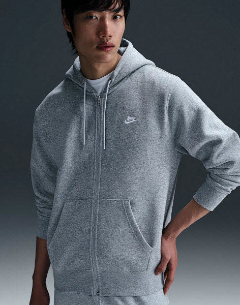 Nike M NK CLUB BB FZ HOODIE Herren Kapuzenjacke