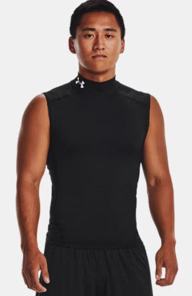 Under Armour UA HG Armour Comp Mock SL Herren Shirt ärmellos