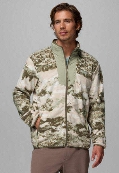 Columbia Sequoia Grove Printed Full Zip Herren Fleecejacke