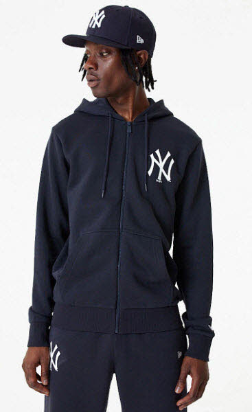 New Era FZ Hoodie NY Herren Kapuzenjacke