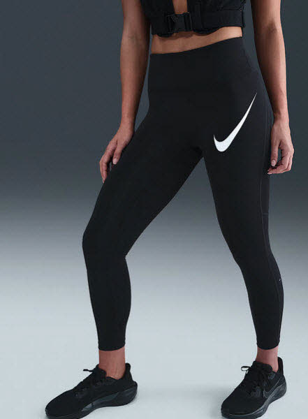 Nike W NK DF TEMPO HR 7/8 TGT SWHBR Damen Leggings