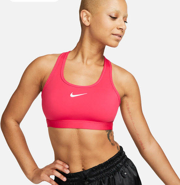 Nike DRI-FIT SWOOSH MEDIUM SUPPORT Damen Sport BH