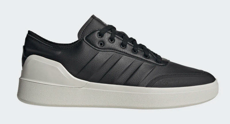 Adidas COURT REVIVAL,CBLACK/CBLACK/GREONE Herren Tennisschuh