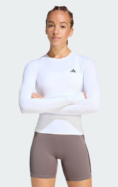 Adidas PrimeLift Essentials Workout Contour Damen Langarm Shirt