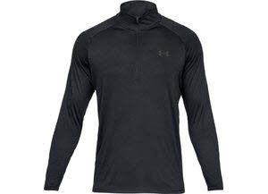 UA Tech 2.0 1/2 Zip Shirt Herren Sportshirt langarm