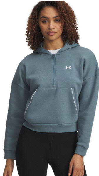 Under Armour Rival Flc Piped HZ Hoodie Damen Kapuzenshirt