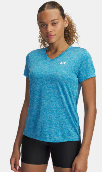 Under Armour UA Shirt V Neck Damen Sportshirt