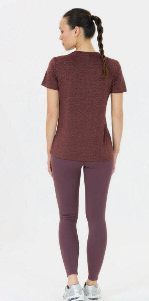 Endurance Alvaly W Melange S/S Damen Sportshirt Bild 7