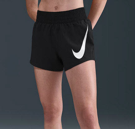 Nike ONE SWOOSH HBR DF MR 3IN BR Damen Laufshorts
