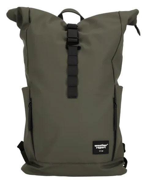 weather report Bronze PU Backpack Rucksack