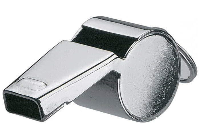 V3tec Schiedsrichterpfeife Metall Pfeife