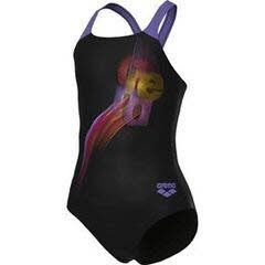 Arena SWIMSUIT V BACK PLACEMENT EM Girls Badeanzug