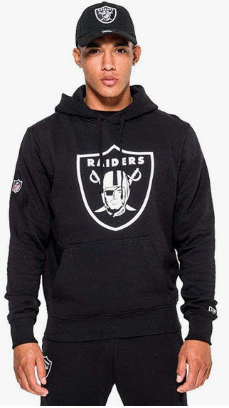 New Era Team Logo PO Hoody Las Vegas Raiders Herren Kapuzenshirt