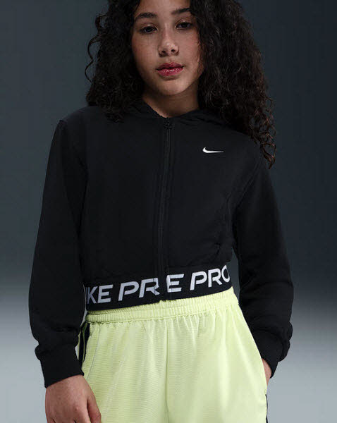 Nike G NP DF FZ FLC HOODY Kids Kapuzenjacke
