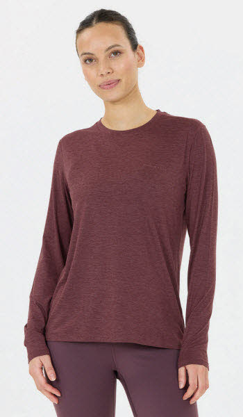 Endurance Alvaly W Melange L/S Damen Langarm Shirt