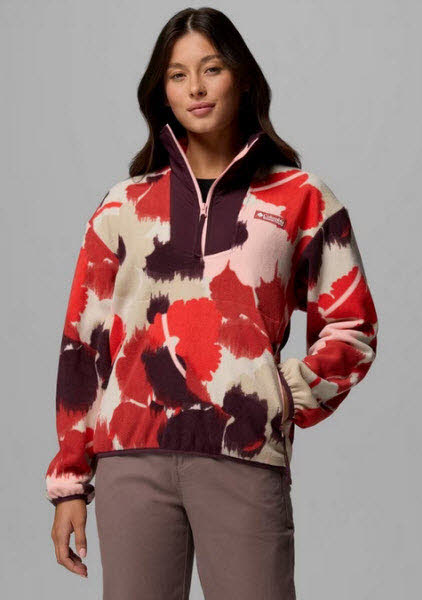 Columbia Sequoia Grove Printed Half Zip Damen Fleecepullover