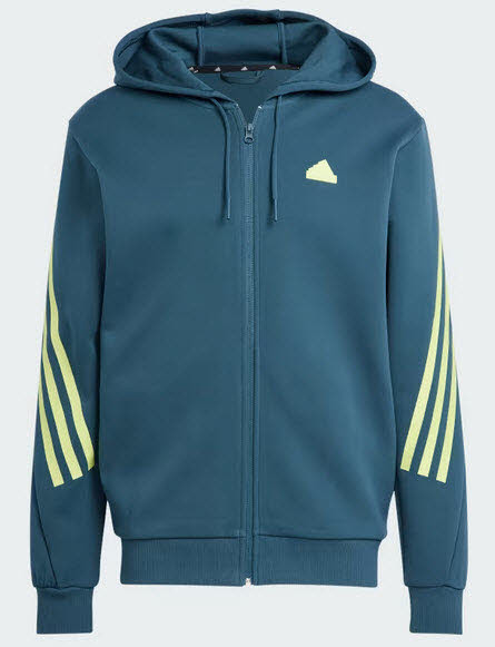 Adidas M FI 3S FZ Herren Hoodie - Bild 1