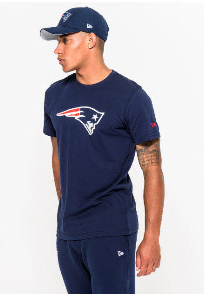 New Era Team Logo Tee New England Patriots  NFL Fan Shirt - Bild 1