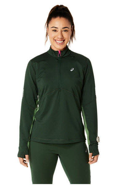 Asics WINTER RUN 1/2 ZIP MID LAYER Damen Laufshirt langarm - Bild 1