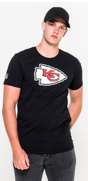 New Era Team Logo Tee Kansas City Chiefs Herren NFL Fan Shirt