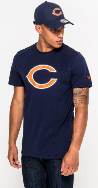 New Era Team Logo Tee Chicago Bears  NFL Fan Shirt - Bild 1