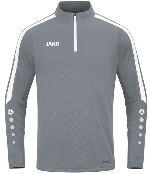 Jako Ziptop Power Herren Sportshirt langarm - Bild 1