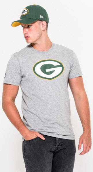 New Era Team Logo Tee Green Bay Packers Herren NFL Fan Shirt - Bild 1